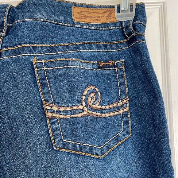 Plus Size Seven7 Crop Denim Jeans - Picture 2 of 11